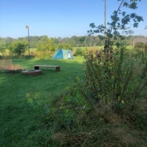 Bushcraft buitenplaats met vuurplaats. Leuvenheim