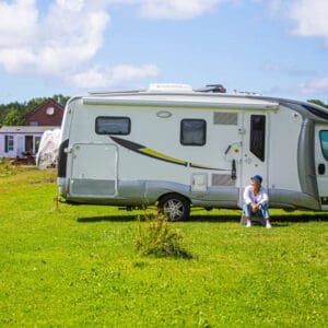 Campspace vlakbij het strand. Noordwijkerhout