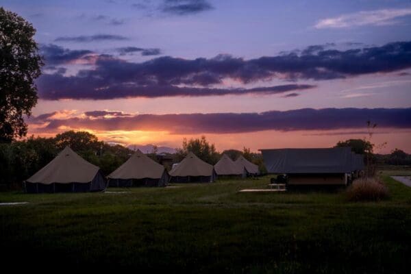 Charmecamping in Den Ham (Twente) met uitzicht op de Lemelerberg. Den Ham (Twenterand)