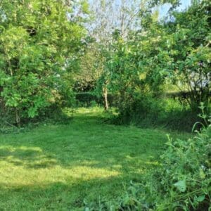 Landelijk kamperen in de boomgaard. Varsselder