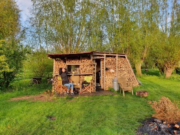 Rustige camping aan de Lek