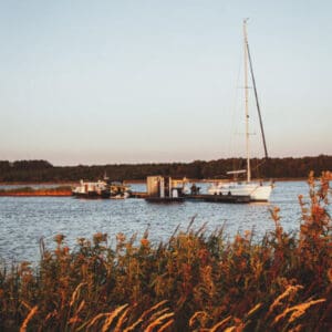 Tiny tiny houseboat in Zeeland