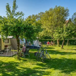 Tuinkamperen nabij de Maas. Megen